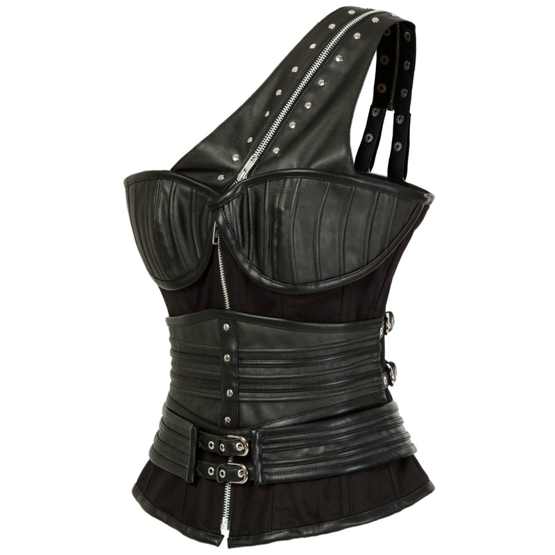 F9084  Gothic Steampunk Corsets Heavy Steel Bone Armor Burlesque Corsets